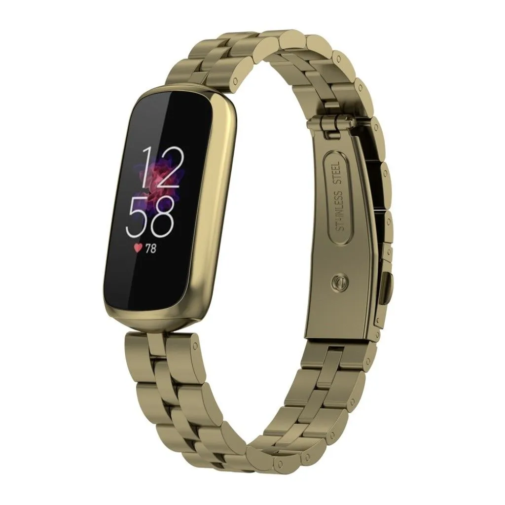 Fitbit Luxe stainless steel watch strap - Gold