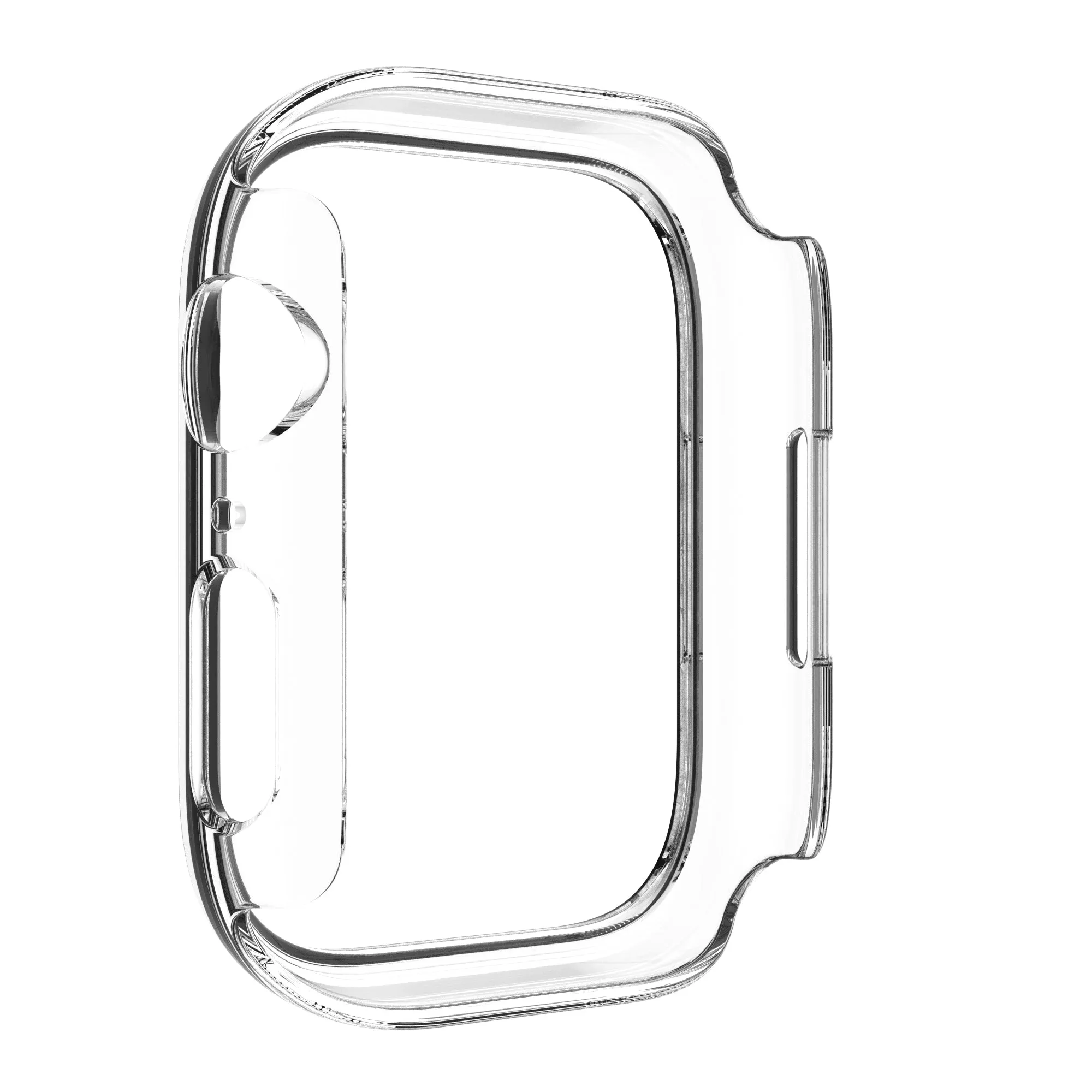 For Apple Watch iWatch Series 7 Case 45mm Tempered Glass Shockproof Full Cover - Clear