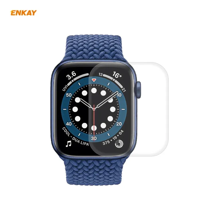 For Apple Watch Series 6/5/4/SE 40mm ENKAY Hat-Prince 3D Full Screen PET Curved Hot Bending HD Screen Protector Film(Transparent)