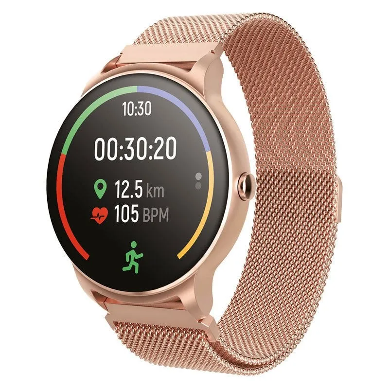 Forever ForeVive 2 SB-330 Fitness Smartwatch m. Pulsmåler & Skridttæller - Rose Gold