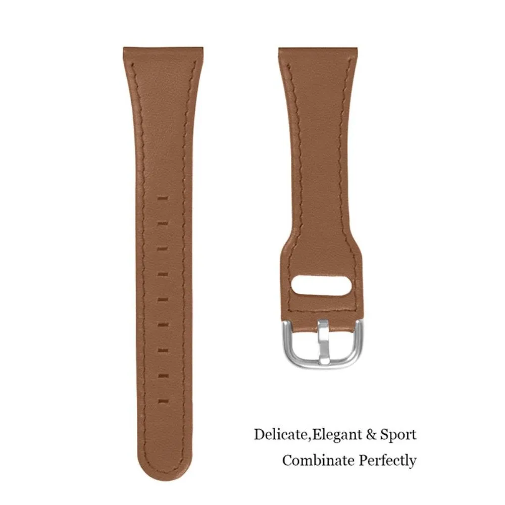 Fossil Gen 5 Julianna HR / Carlyle HR cowhide leather watch strap - Brown