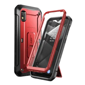 Galaxy A10e Unicorn Beetle Pro Rugged Holster Case-Metallic Red