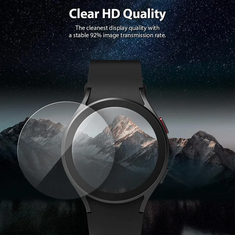 Galaxy Watch 4 / Watch 5 44mm (R6) ID Glass Screen Protector 4 Pcs By Ringke