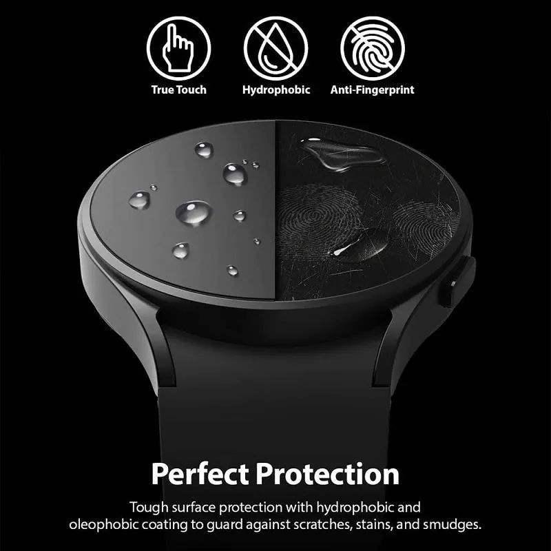 Galaxy Watch 4 / Watch 5 44mm (R6) ID Glass Screen Protector 4 Pcs By Ringke