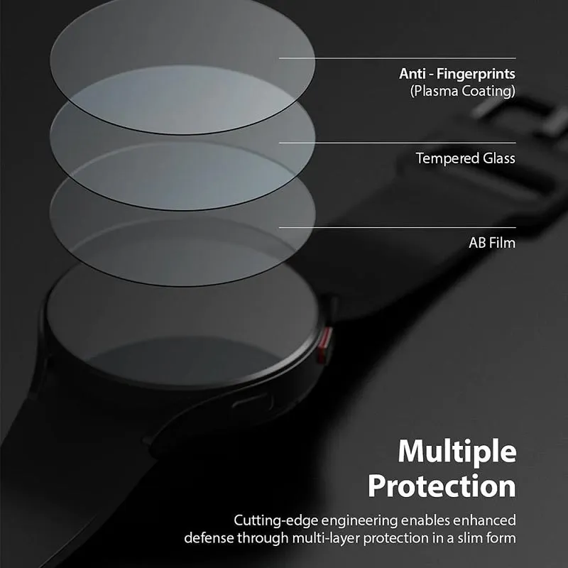 Galaxy Watch 4 / Watch 5 44mm (R6) ID Glass Screen Protector 4 Pcs By Ringke