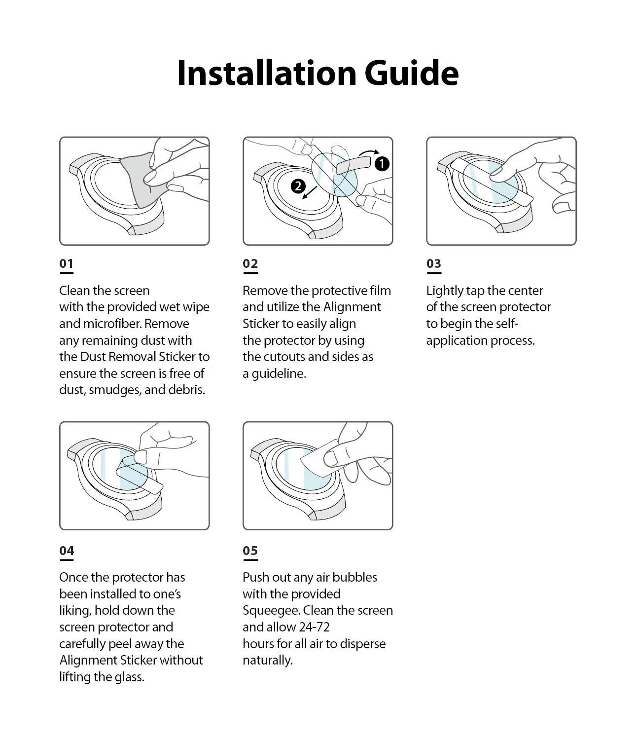 Galaxy Watch 5 / 4 40mm Screen Protector | Glass - R4