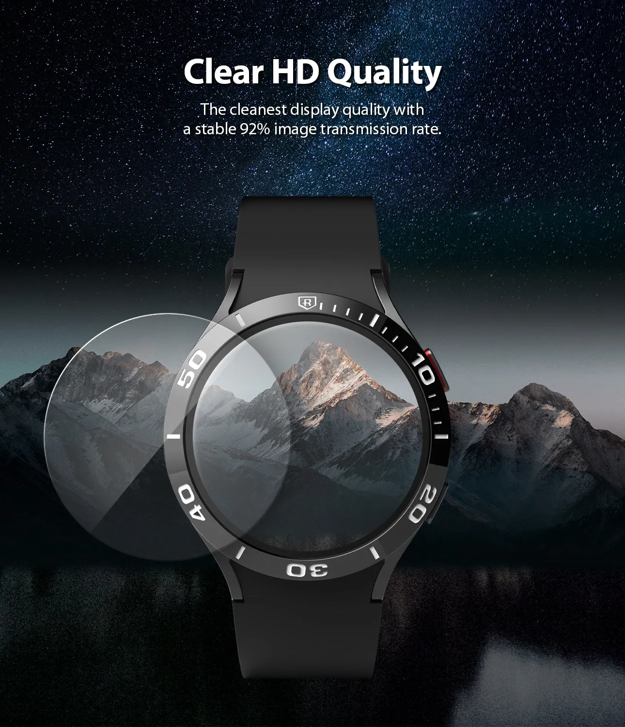 Galaxy Watch 5/4 40mm Screen Protector for Bezel Styling | Glass - R2