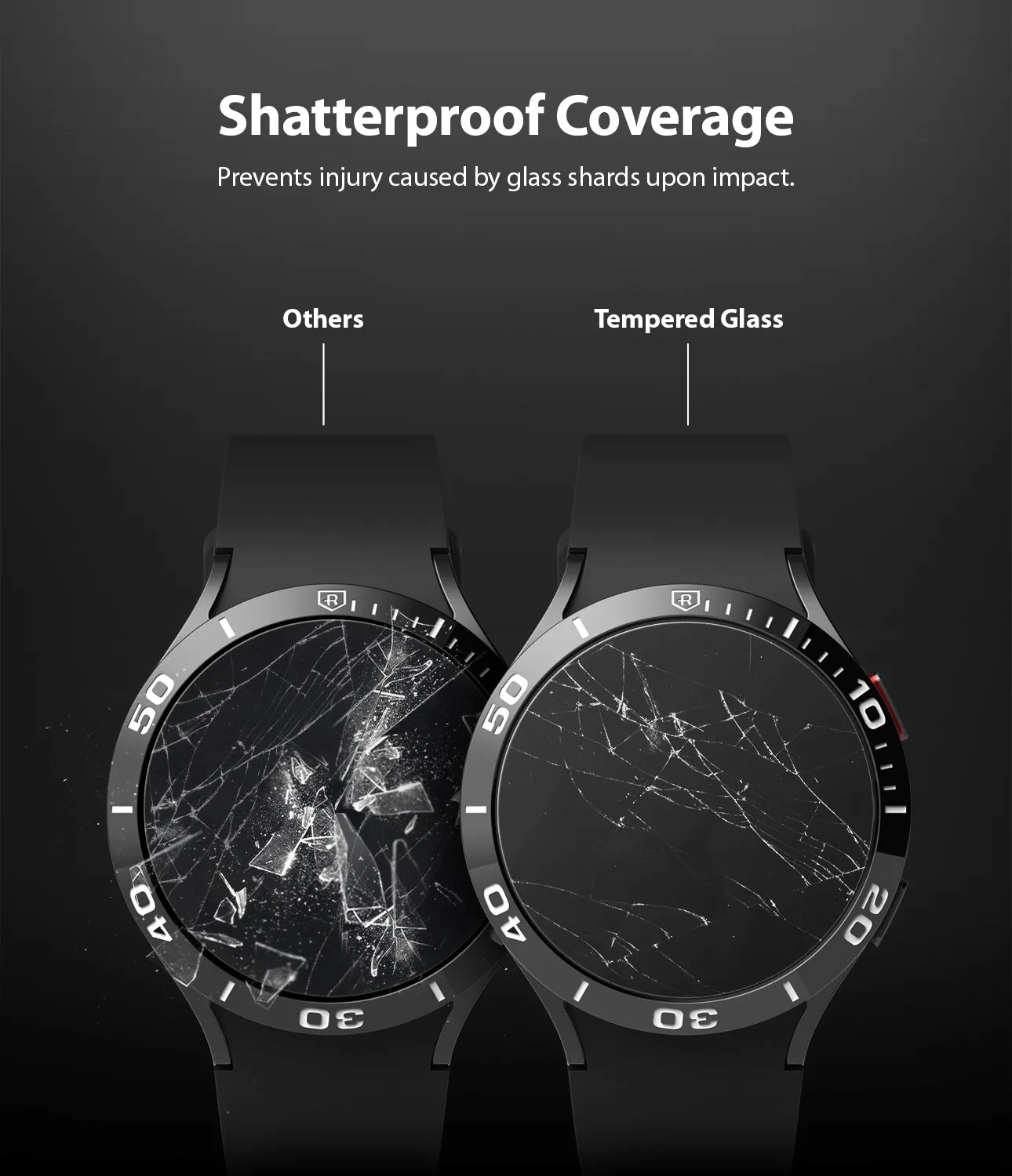 Galaxy Watch 5/4 40mm Screen Protector for Bezel Styling | Glass - R2