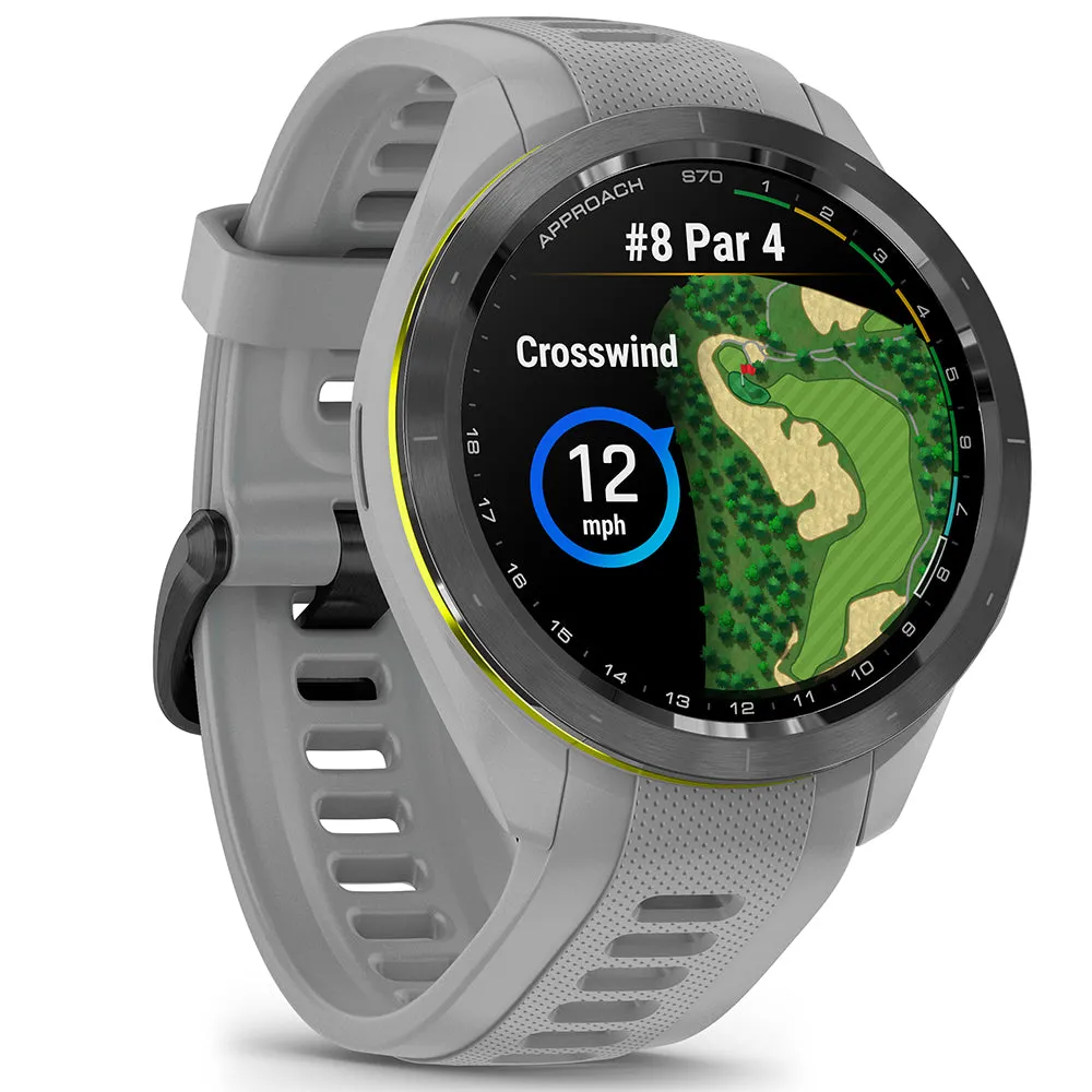 Garmin Approach S70 Golf GPS Smart Watch - Grey