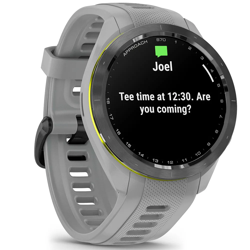 Garmin Approach S70 Golf GPS Smart Watch - Grey