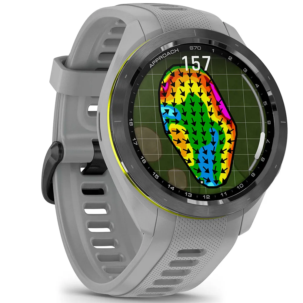 Garmin Approach S70 Golf GPS Smart Watch - Grey