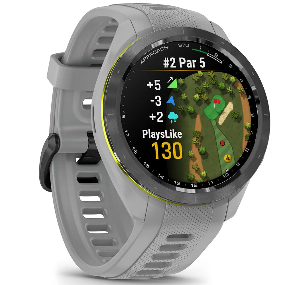 Garmin Approach S70 Golf GPS Smart Watch - Grey