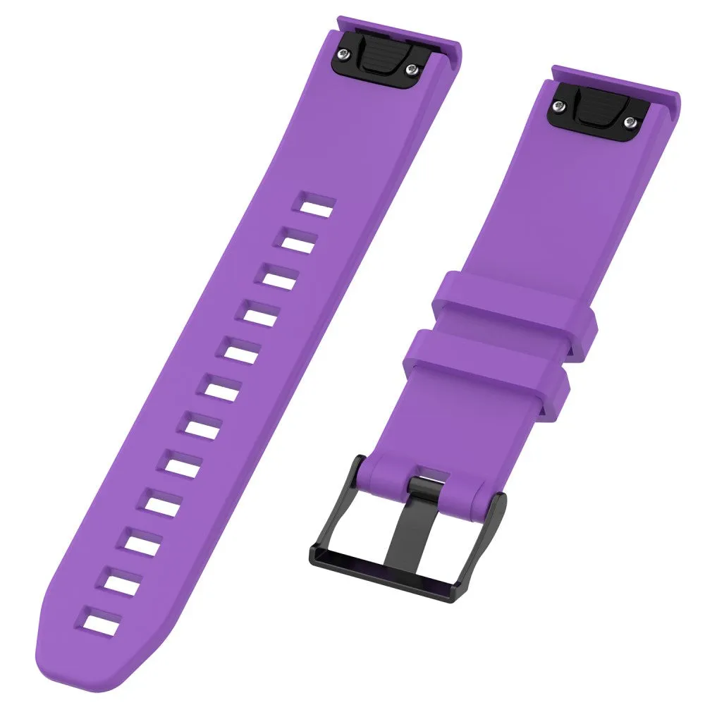 Garmin Epix Pro (2nd Gen.) (47mm) Silicone Sport Wristband with 22mm Quick Release (170-220 mm) - Purple