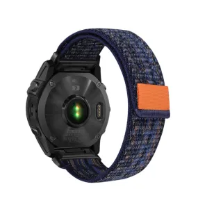 Garmin Fenix 3 Nylon Quickfit wristband (joint circumference: 160-220 mm) - Blue / Orange