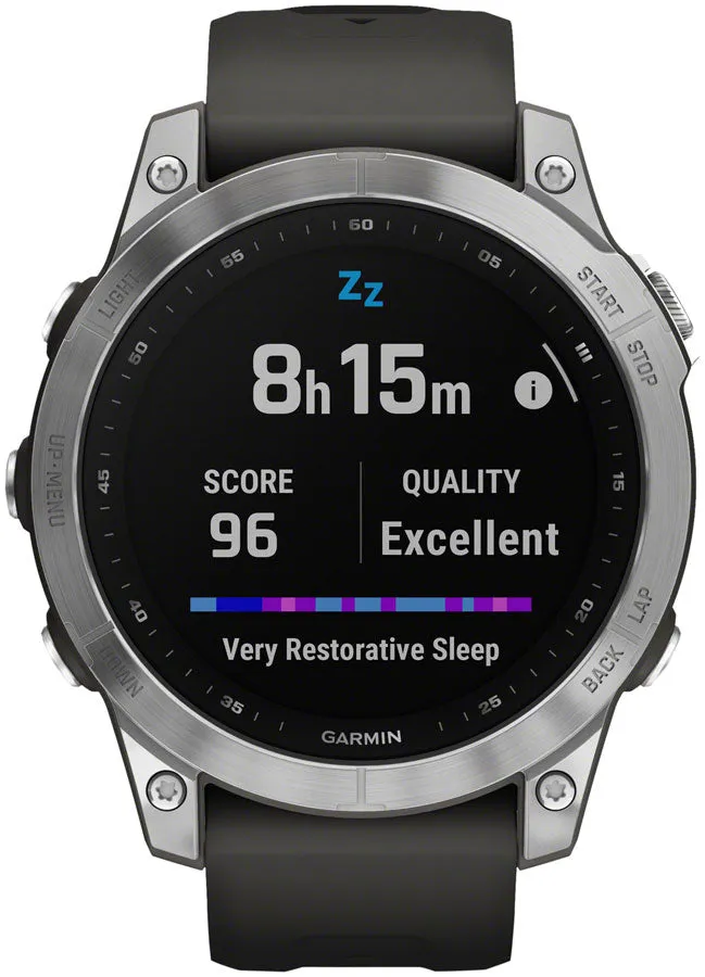 Garmin fenix 7 Standard Ed Silver || Graphite Band 47mm