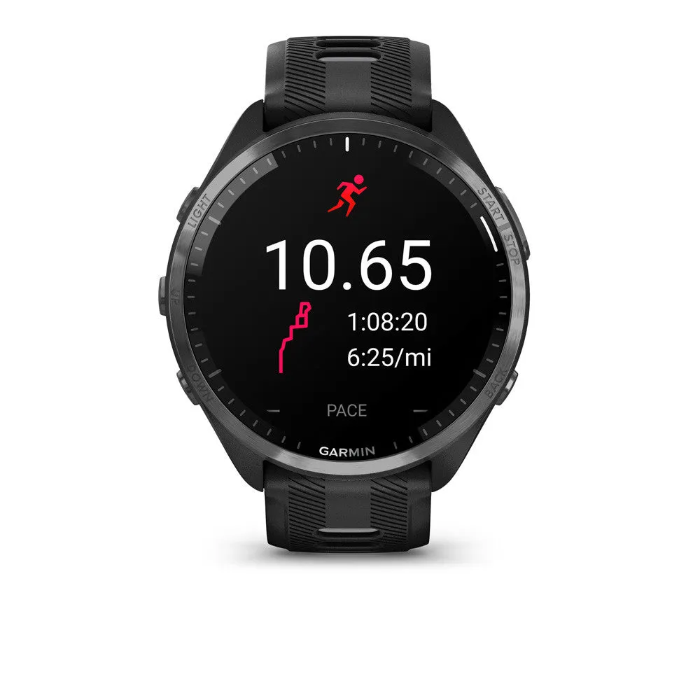 Garmin Forerunner 965 Running Smartwatch – Unisex, 47.2mm, Black/Powder Grey