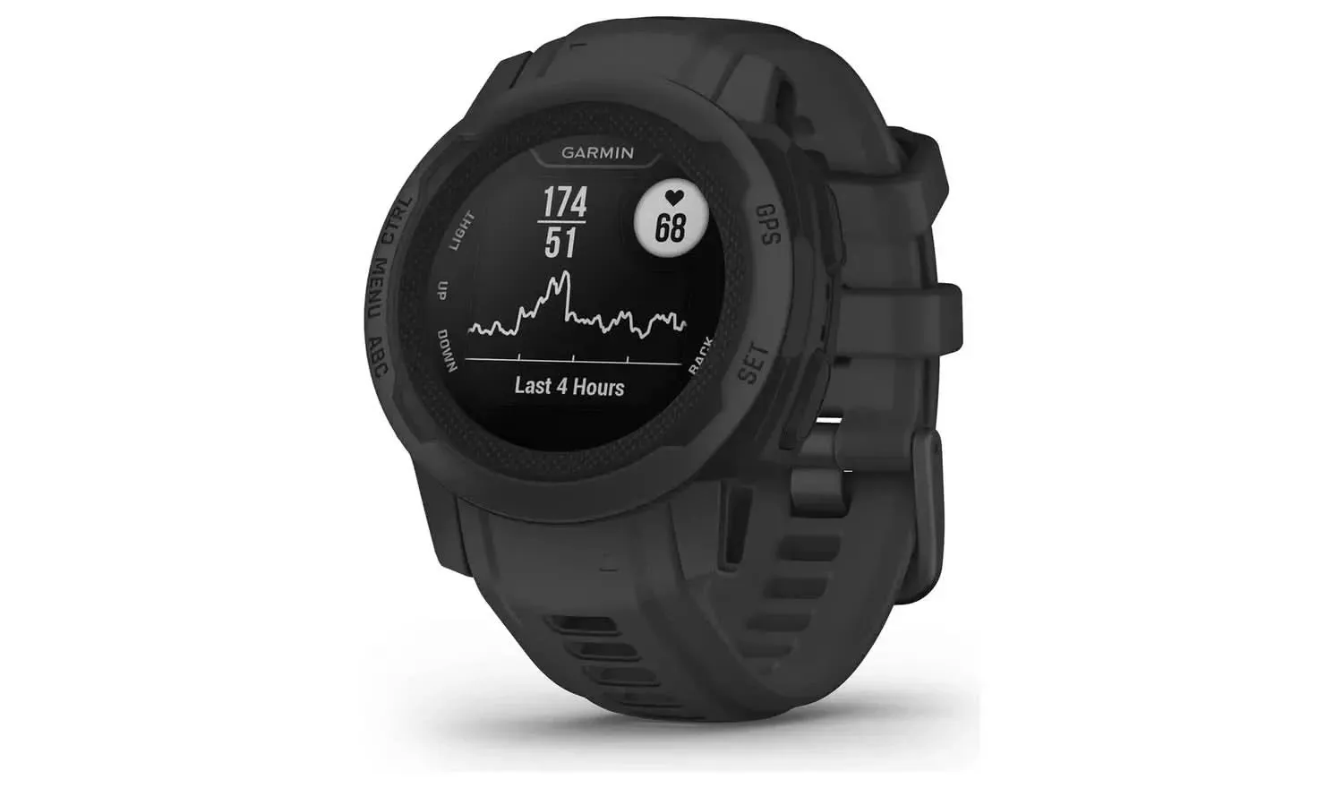 Garmin Instinct 2S Rugged GPS Smartwatch with Sports Apps & Health Monitoring - Graphite