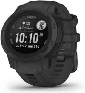 Garmin Instinct 2S Rugged GPS Smartwatch with Sports Apps & Health Monitoring - Graphite