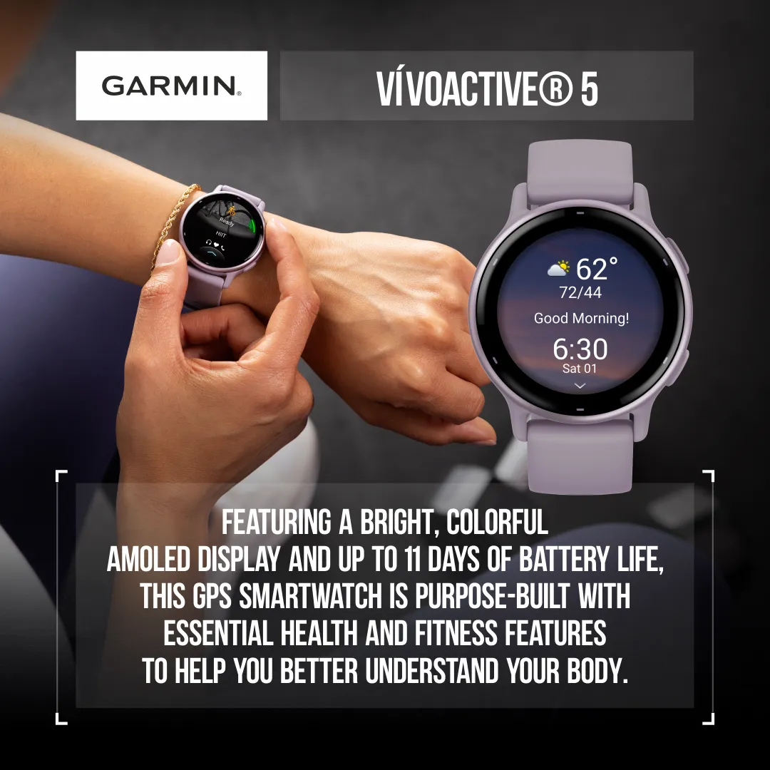 Garmin Vivoactive 5, Health and Fitness GPS Smartwatch