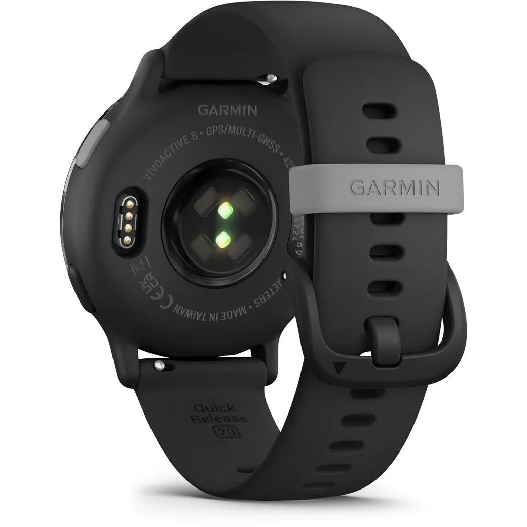 Garmin VivoActive 5 Smart Watch (Black/Slate)