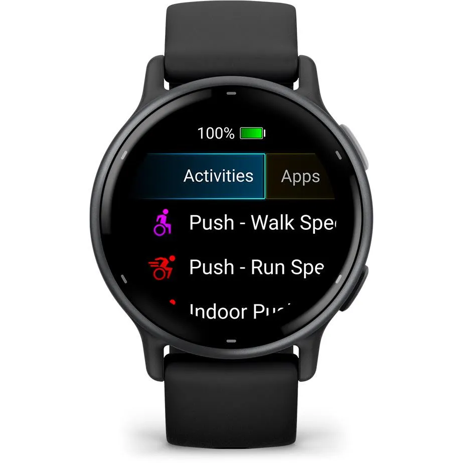 Garmin VivoActive 5 Smart Watch (Black/Slate)