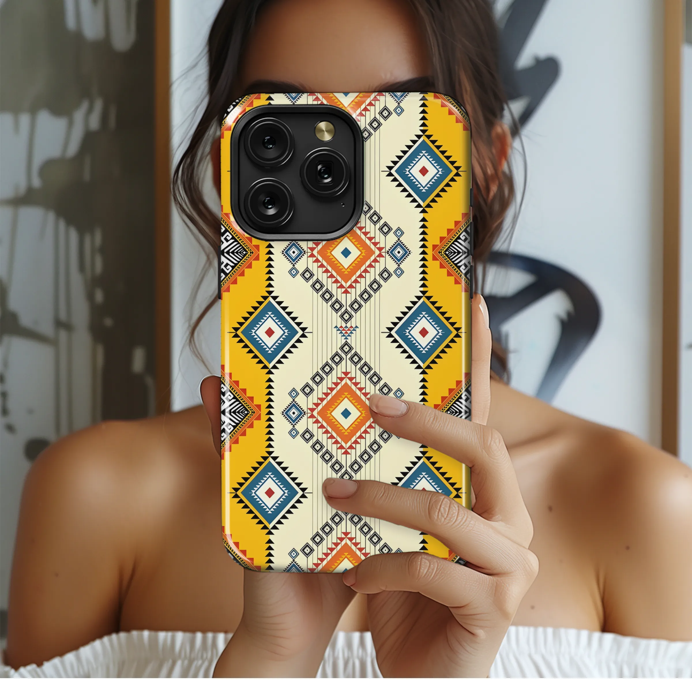 Geometric Ethnic Phone Case iPhone Samsung Cover Pixel 3198