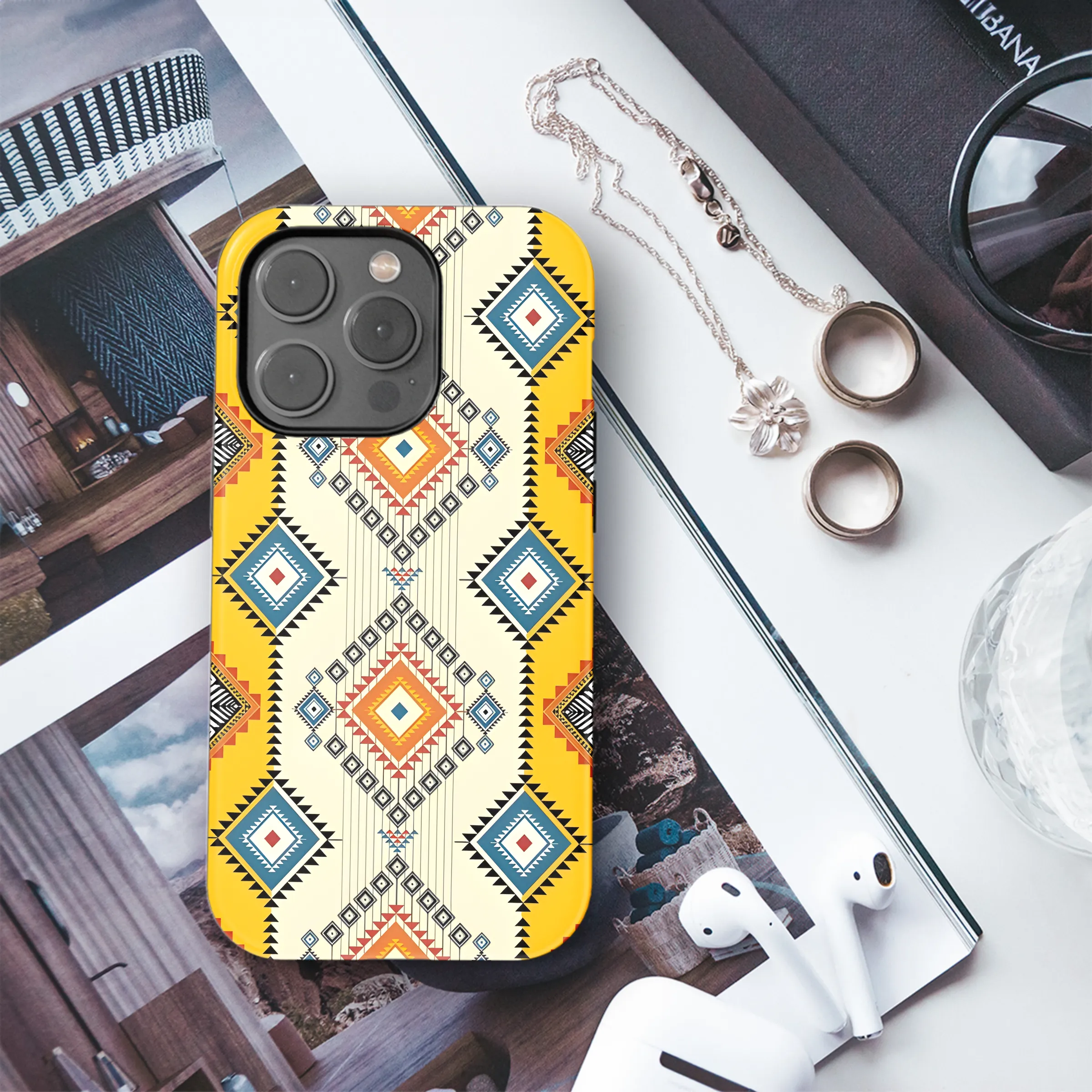 Geometric Ethnic Phone Case iPhone Samsung Cover Pixel 3198