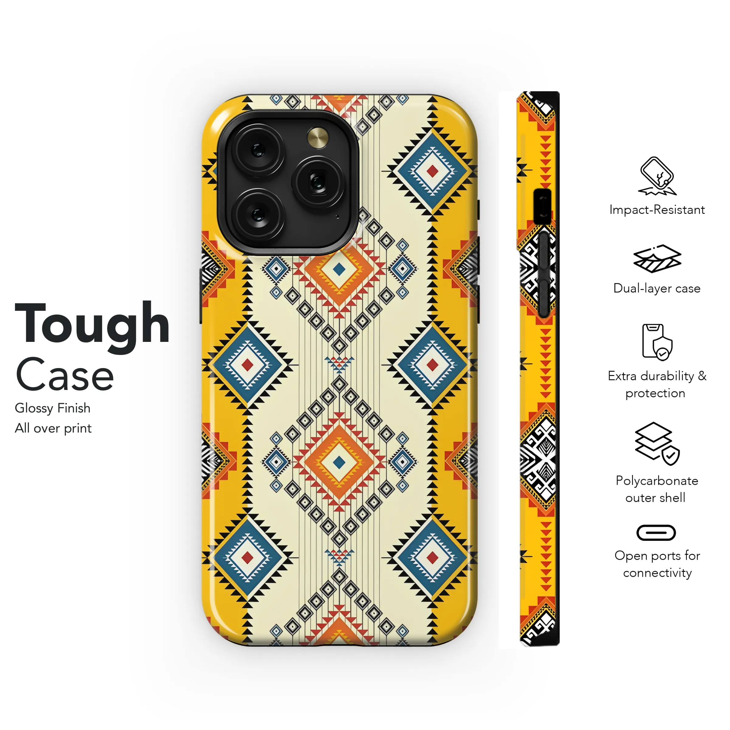 Geometric Ethnic Phone Case iPhone Samsung Cover Pixel 3198