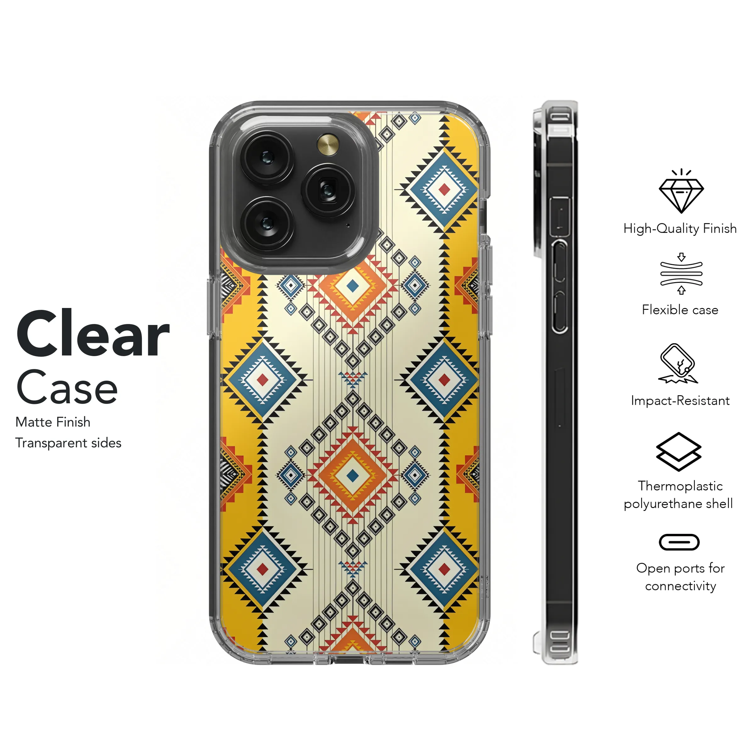 Geometric Ethnic Phone Case iPhone Samsung Cover Pixel 3198