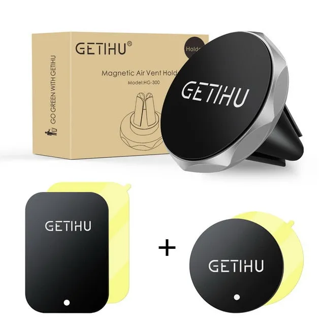 GETIHU Car Phone Holder Magnetic Air Vent Mount Mobile Smartphone Stand Magnet Support Cell in Car GPS For iPhone XS Max Samsung