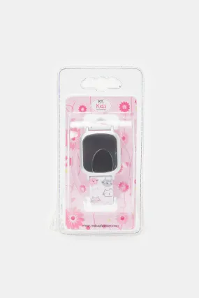 Girls Pink Character Printed Digital Watch