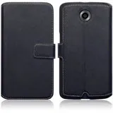 Google Nexus 6 Low Profile Wallet Case - Black