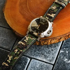 Green Camo Panerai Watch Straps