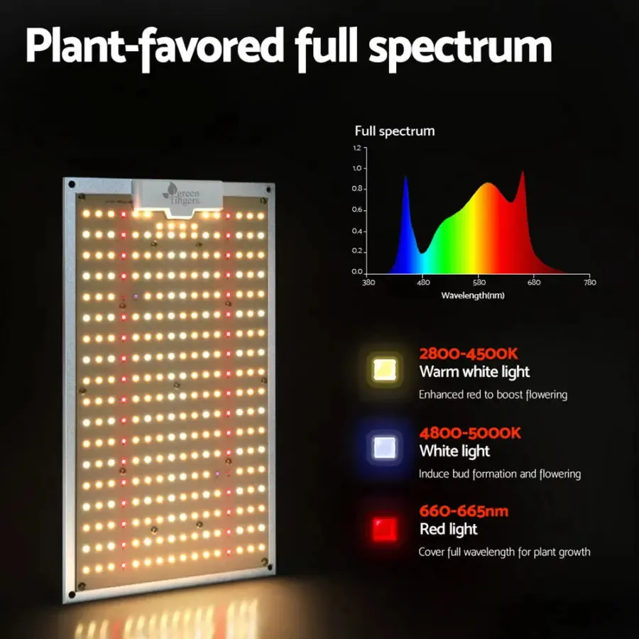 Green Fingers Max 1500W LED Grow Light Full Spectrum Indoor Veg Flower All Stage