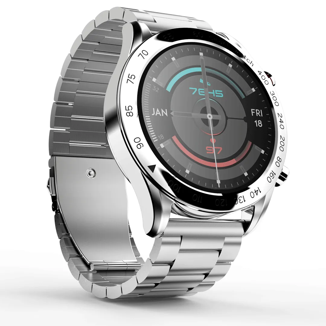 HiFuture Future Go PRO- Stainless Steel Smartwatch