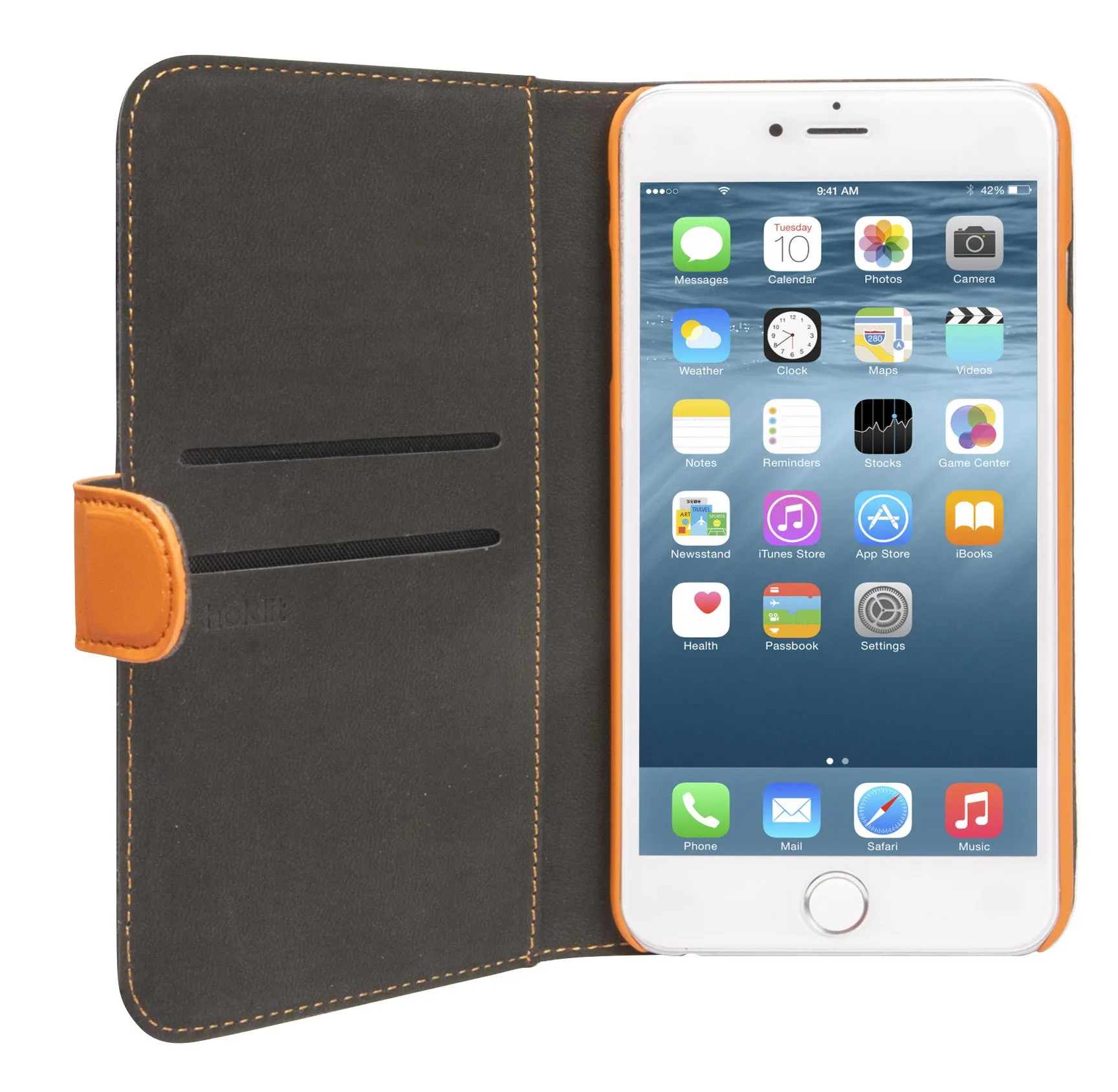 Holdit Wallet Case Standard for iPhone 6/6S Plus (2 Card Pockets)