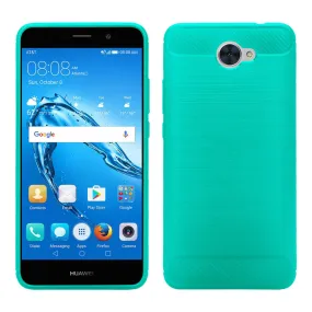 Huawei Ascend XT 2 Case, Elate 4G Case, H1711 Case, Slim [Shock Proof] Flexible TPU Cover - Brush Teal