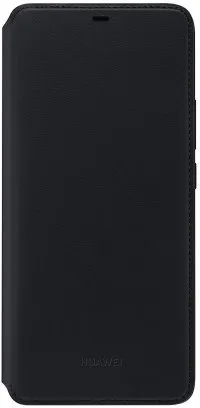 Huawei Mate 20 Pro Genuine Wallet Case - Black