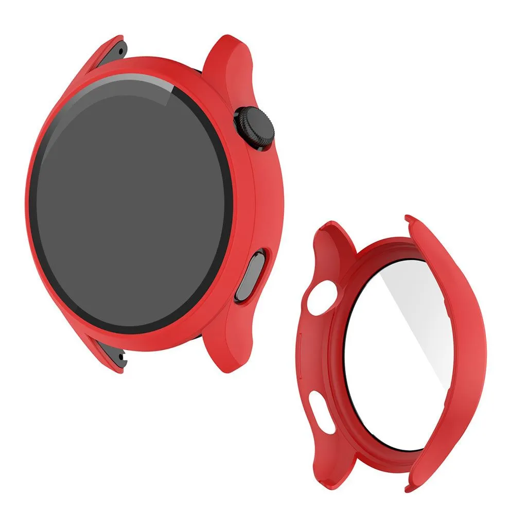 Huawei Watch 3 TPU cover   tempered glass - Red