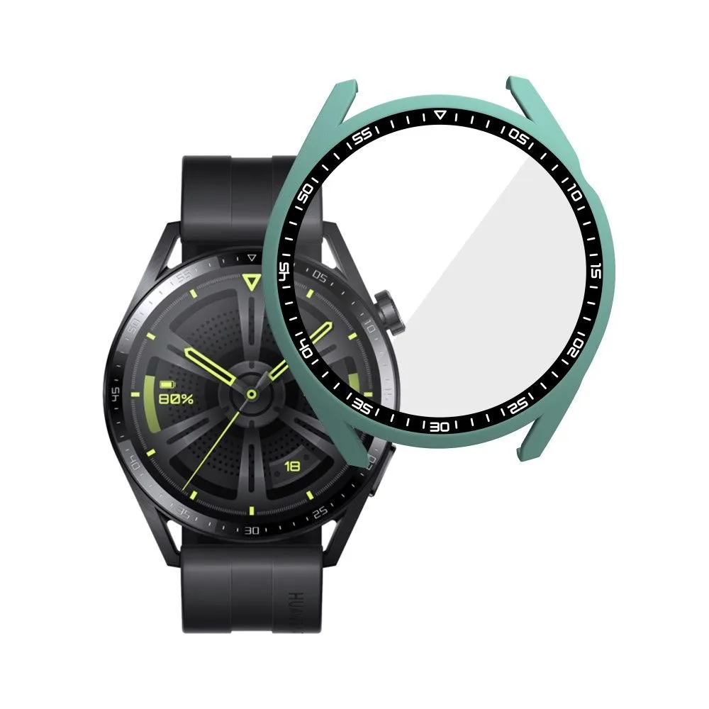 Huawei Watch GT 3 (46mm) hard cover with tempered glass - Green