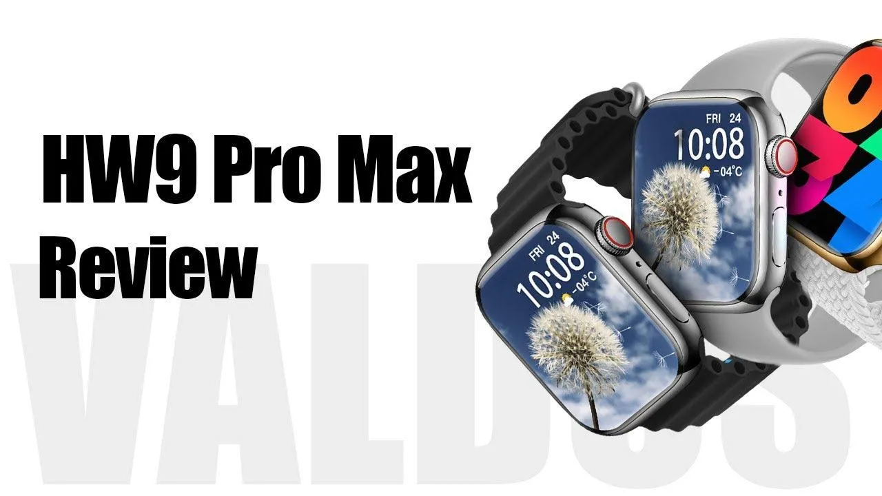 HW 9 PRO MAX AMOLED SMAR WATCH GOLD EDITION