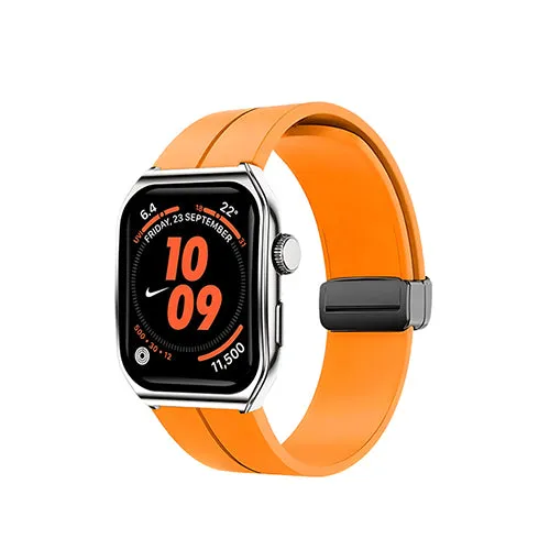 iCruze Pronto Flex Smart BT Calling Watch   (Orange)