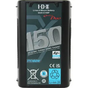 IDX System Technology DUO-C150P 145Wh High-Load Li-Ion V-Mount Battery