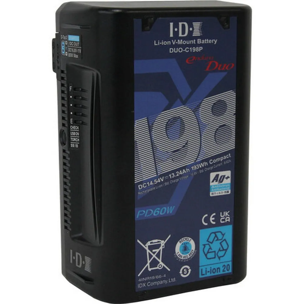 IDX System Technology DUO-C198P 193Wh High-Load Li-Ion V-Mount Battery