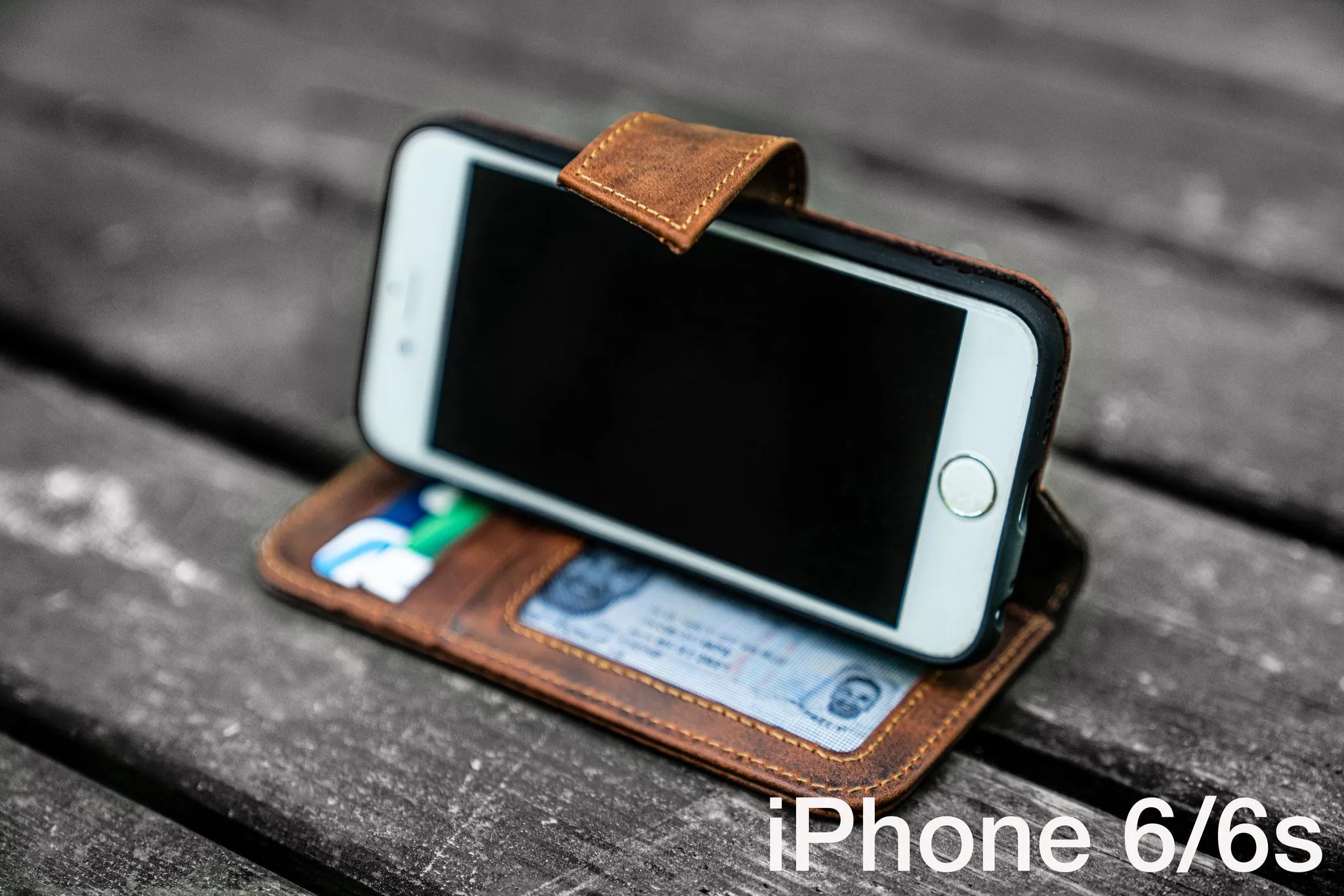 iPhone 6/6s Leather Wallet Case - No.02