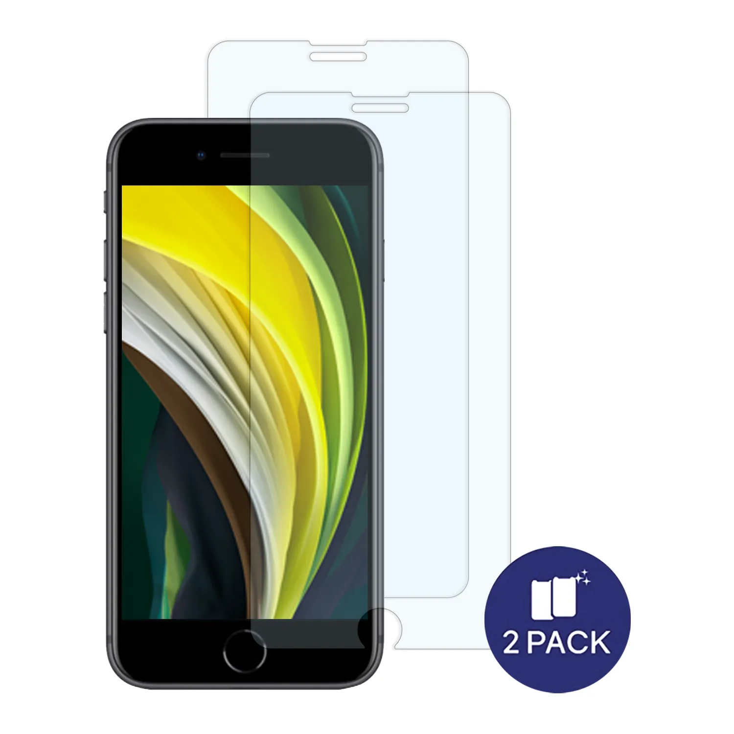 iPhone SE EZ Tempered Glass Screen Protector - 2 Pack