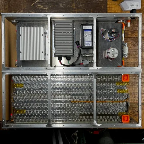 Isolated Component Mounting Shelf