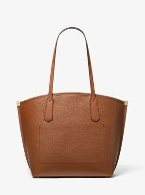 Jane Large Pebbled Leather Tote Bag