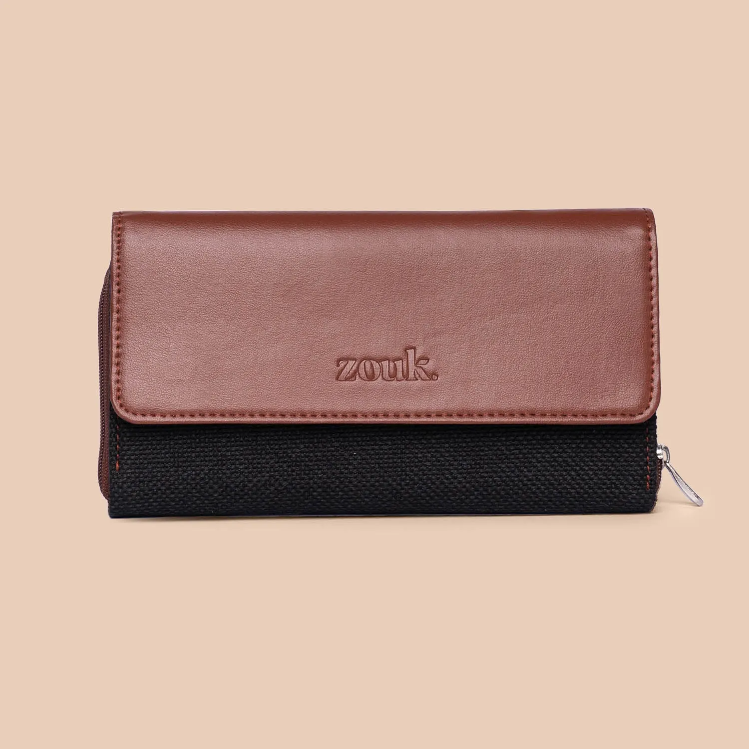 Jet Black Wristlet Wallet