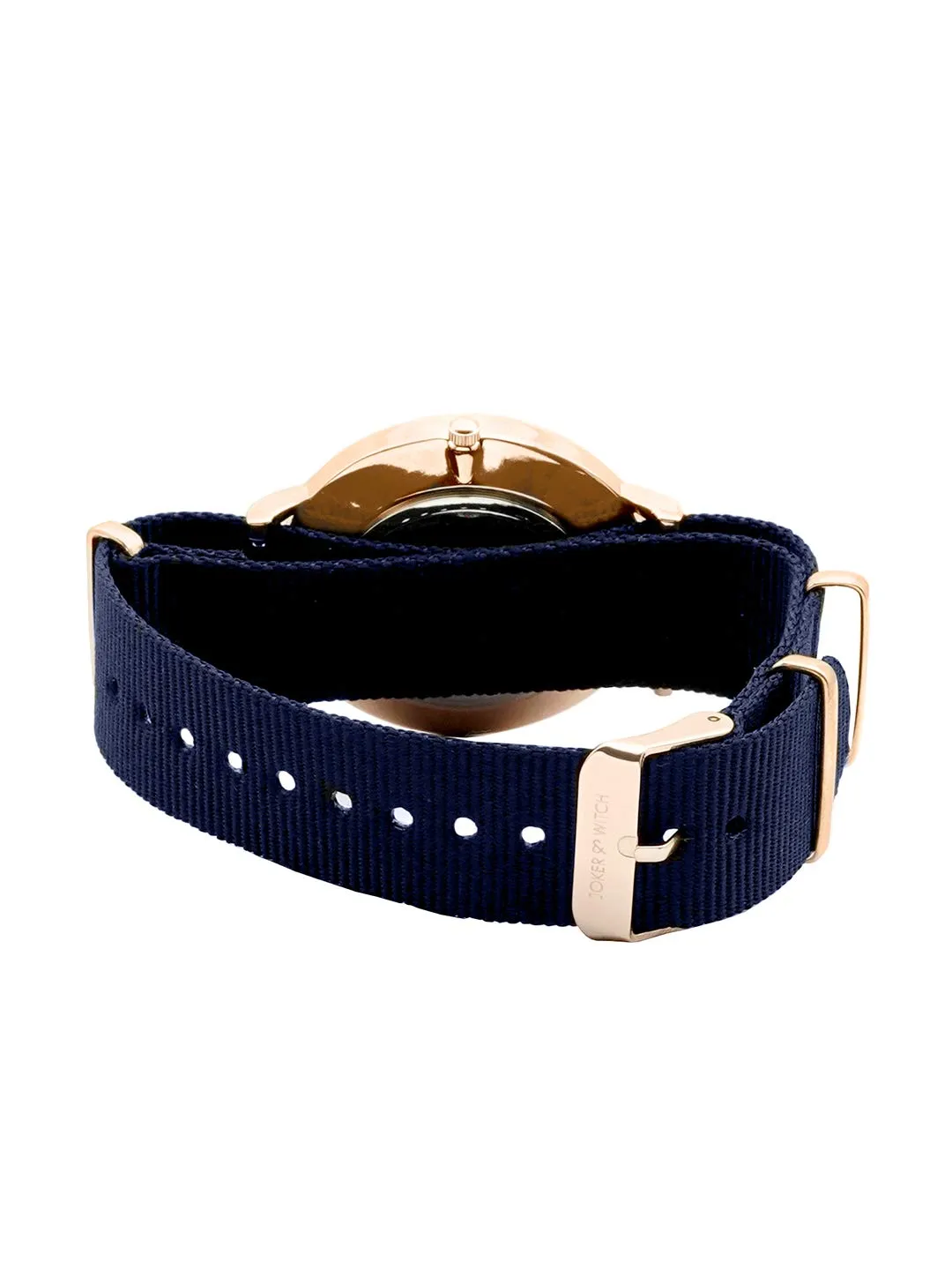 Joker & Witch Neo White Dial Blue NATO Strap Unisex Watch